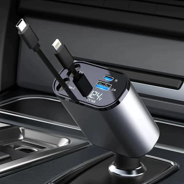 Carregador Ultra Rápido com Cabos USB-C e USB - RexStore 