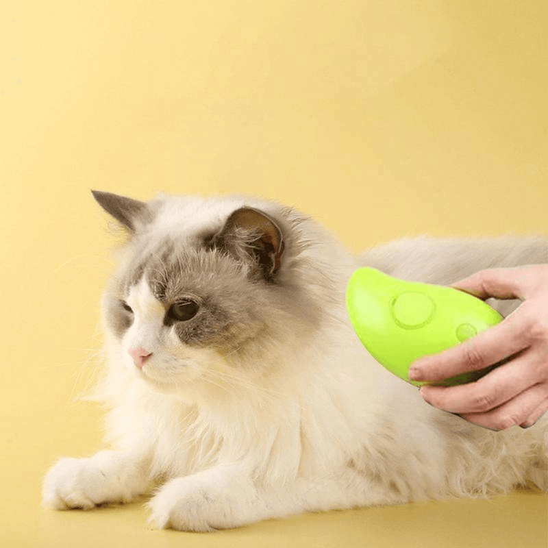 Escova a Vapor PuraPata Recarregável para Cães e Gatos - RexStore 